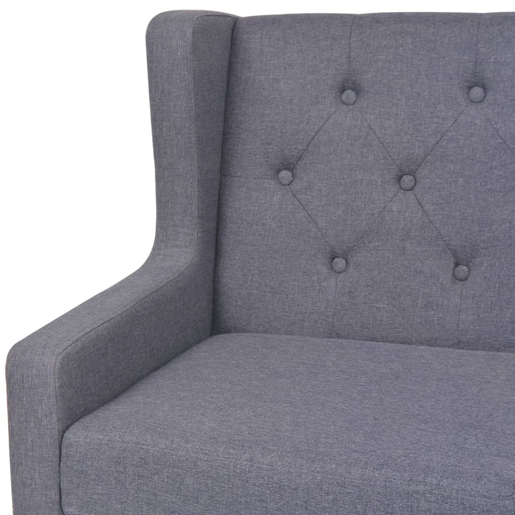 2-Seater Sofa Fabric Grey - Newstart Furniture