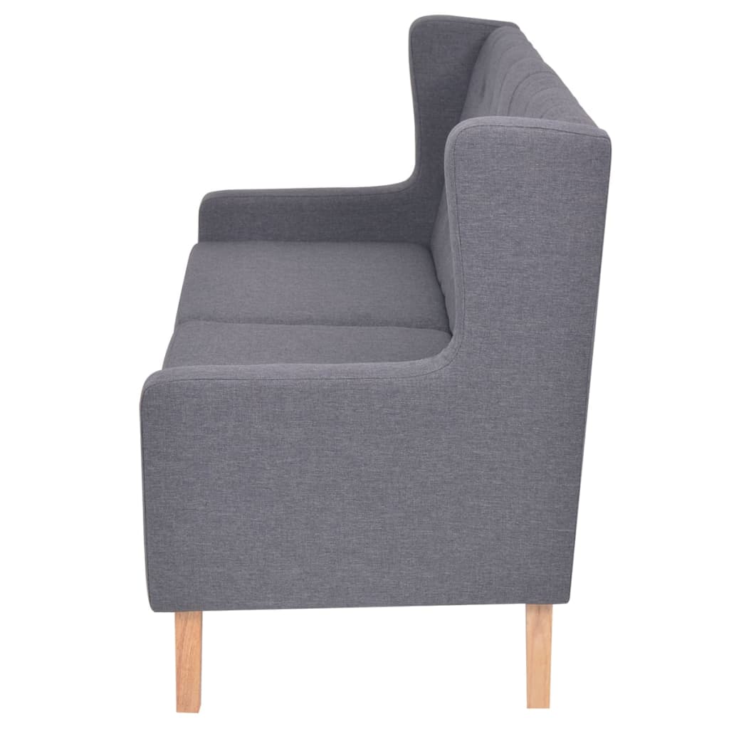 2-Seater Sofa Fabric Grey - Newstart Furniture