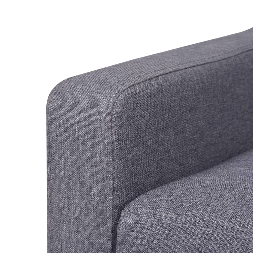 2-Seater Sofa Fabric Grey - Newstart Furniture