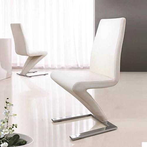 2 X Z Chair White Colour - Newstart Furniture