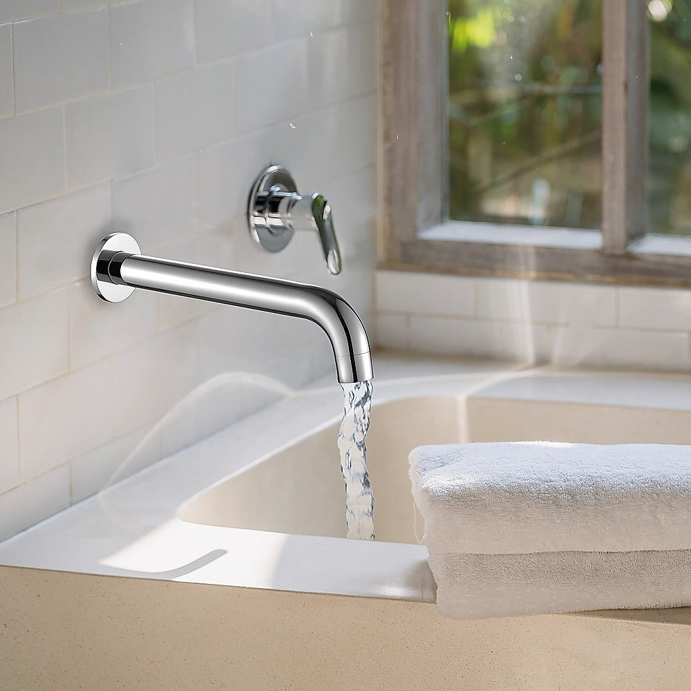 220mm Bath Spout Polished Chrome Finish - Newstart Furniture