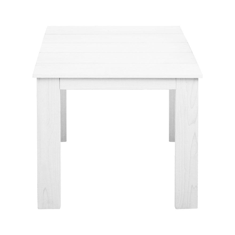 Gardeon Outdoor Side Beach Table - White - Newstart Furniture