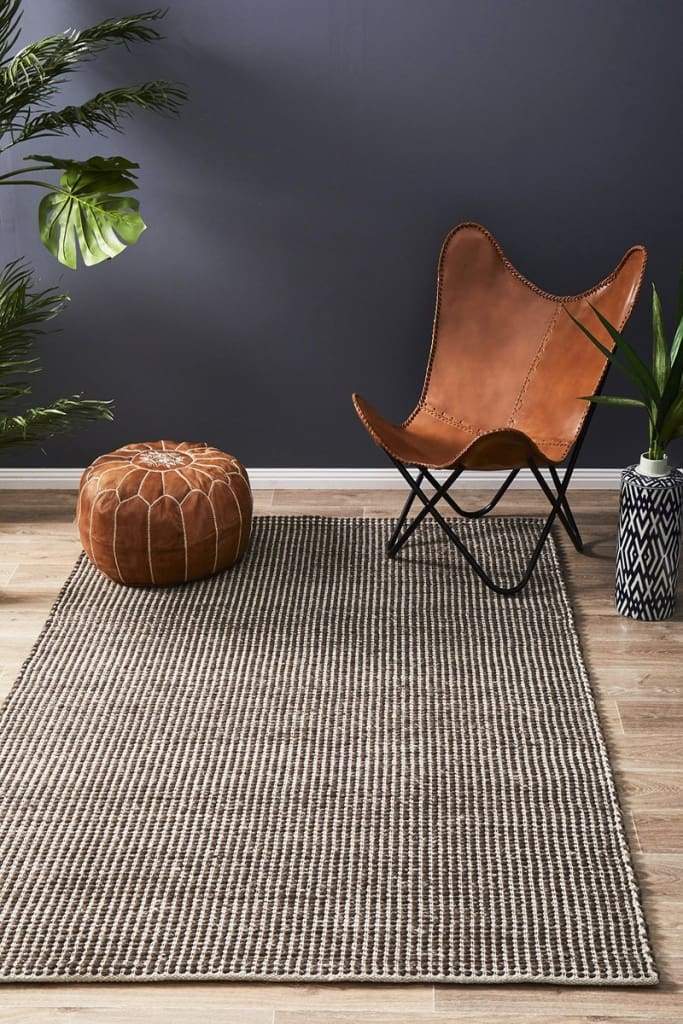 Skandinavian 300 Brown Floor Rug - Newstart Furniture