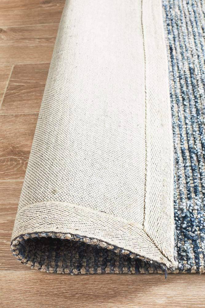 Allure Indigo Cotton Rayon Rug - Newstart Furniture