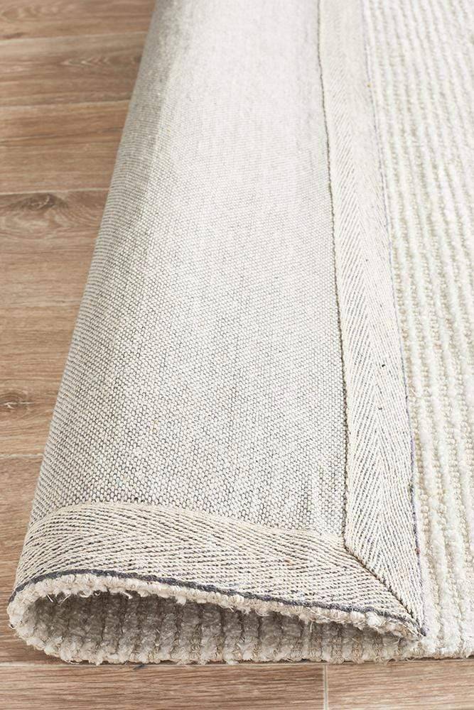 Allure Ivory Cotton Rayon Rug - Newstart Furniture