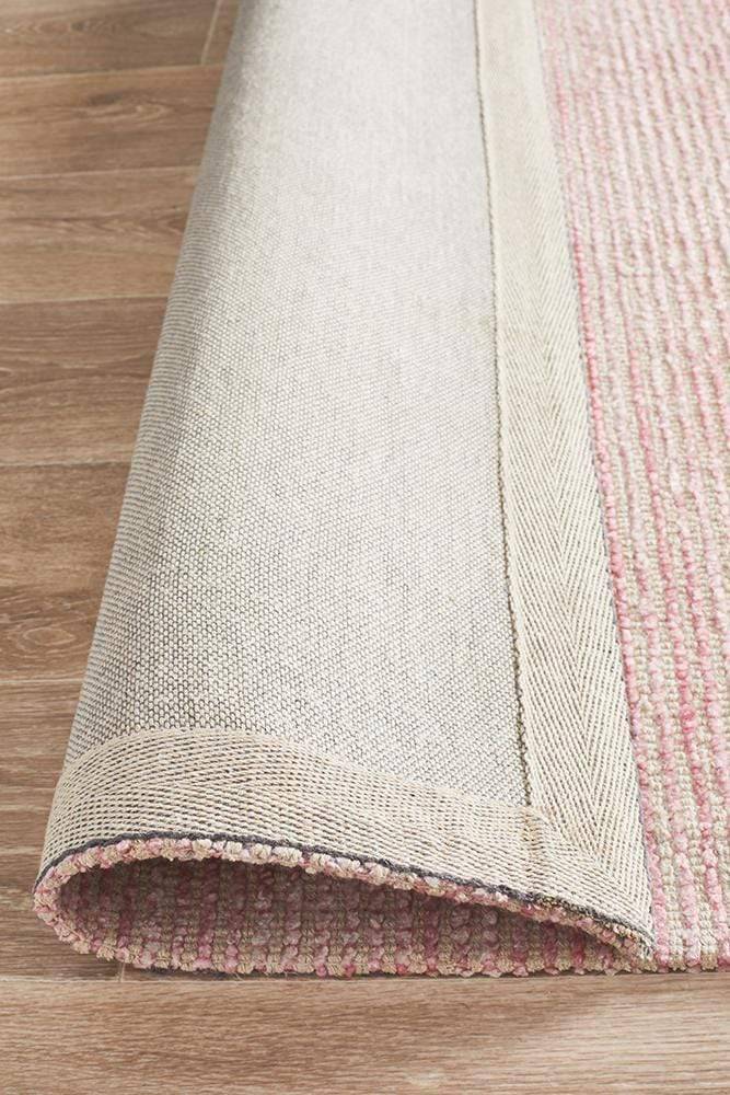 Allure Rose Cotton Rayon Rug - Newstart Furniture