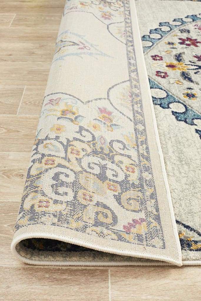 Babylon 202 White Floor Rug - Newstart Furniture