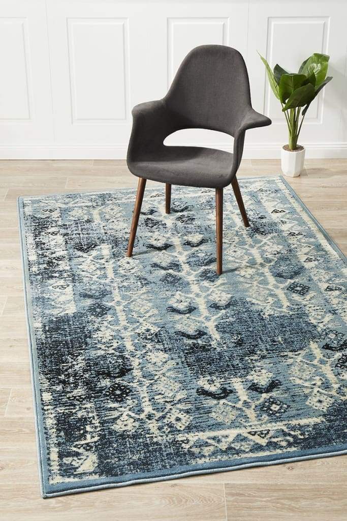 Calypso Collection 6108 blue Floor Rug - Newstart Furniture