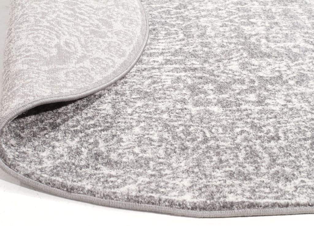 Evoke Homage Grey Transitional Round Rug - Newstart Furniture