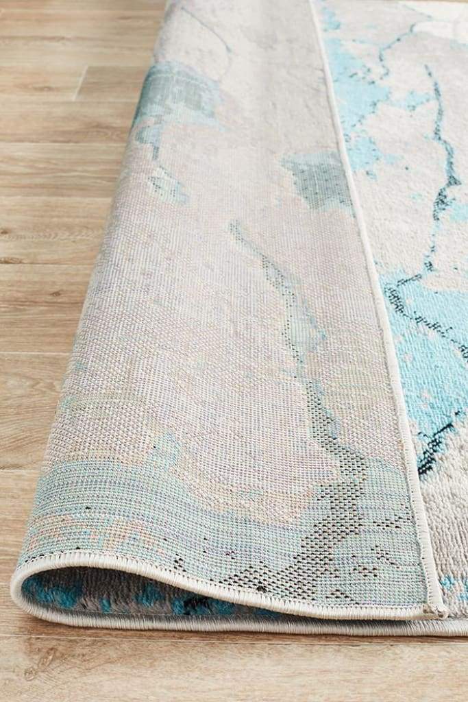 Zoey Contemporary Floor Rug Blue Grey - Newstart Furniture