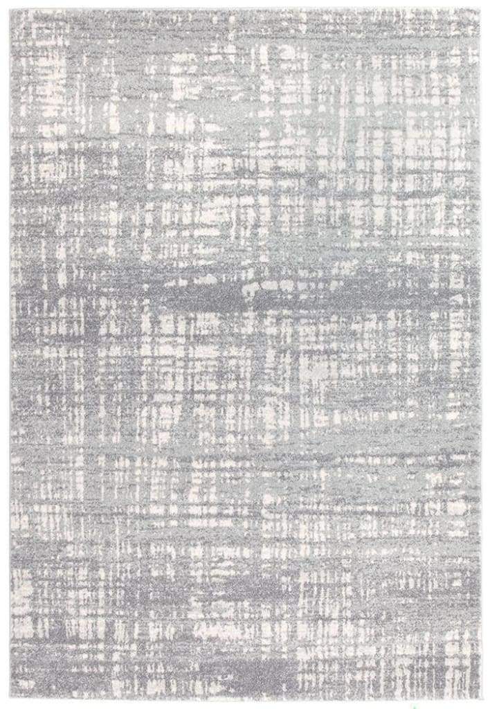 Mirage Ashley Abstract Modern Silver Grey Floor Rug - Newstart Furniture
