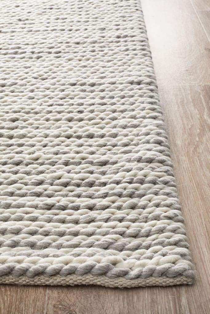 Studio Carina Felted Wool Woven Floor Rug - Newstart Furniture