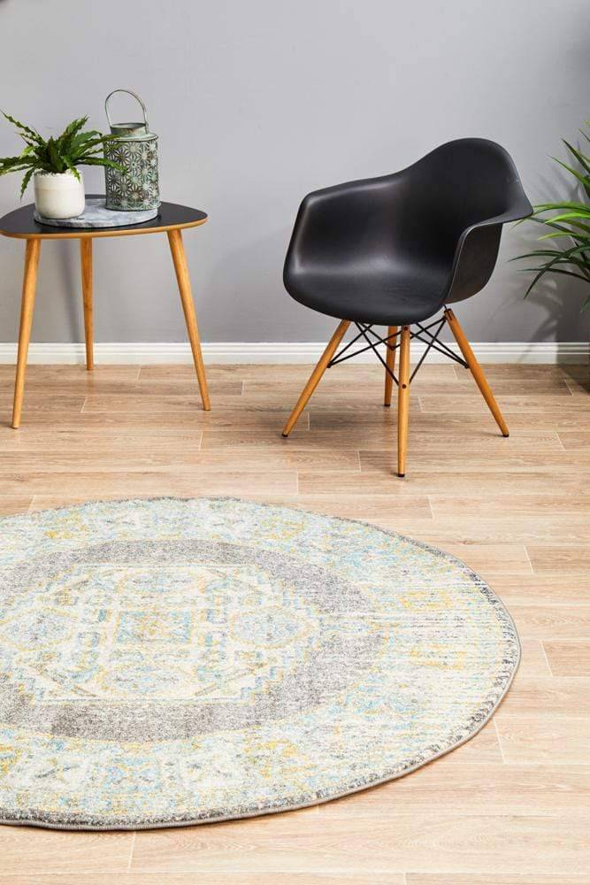 Century 944 Grey Round Rug - Newstart Furniture