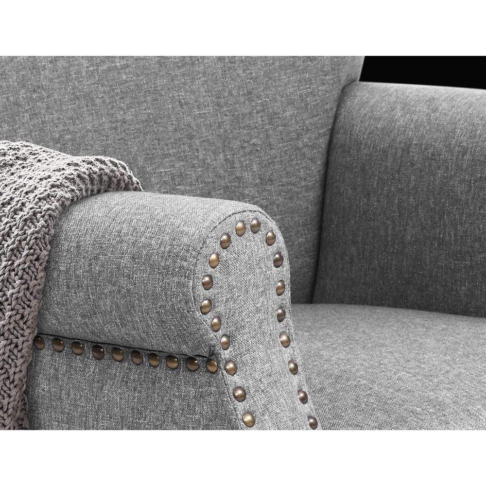 Oliver Armchair - Grey Detail
