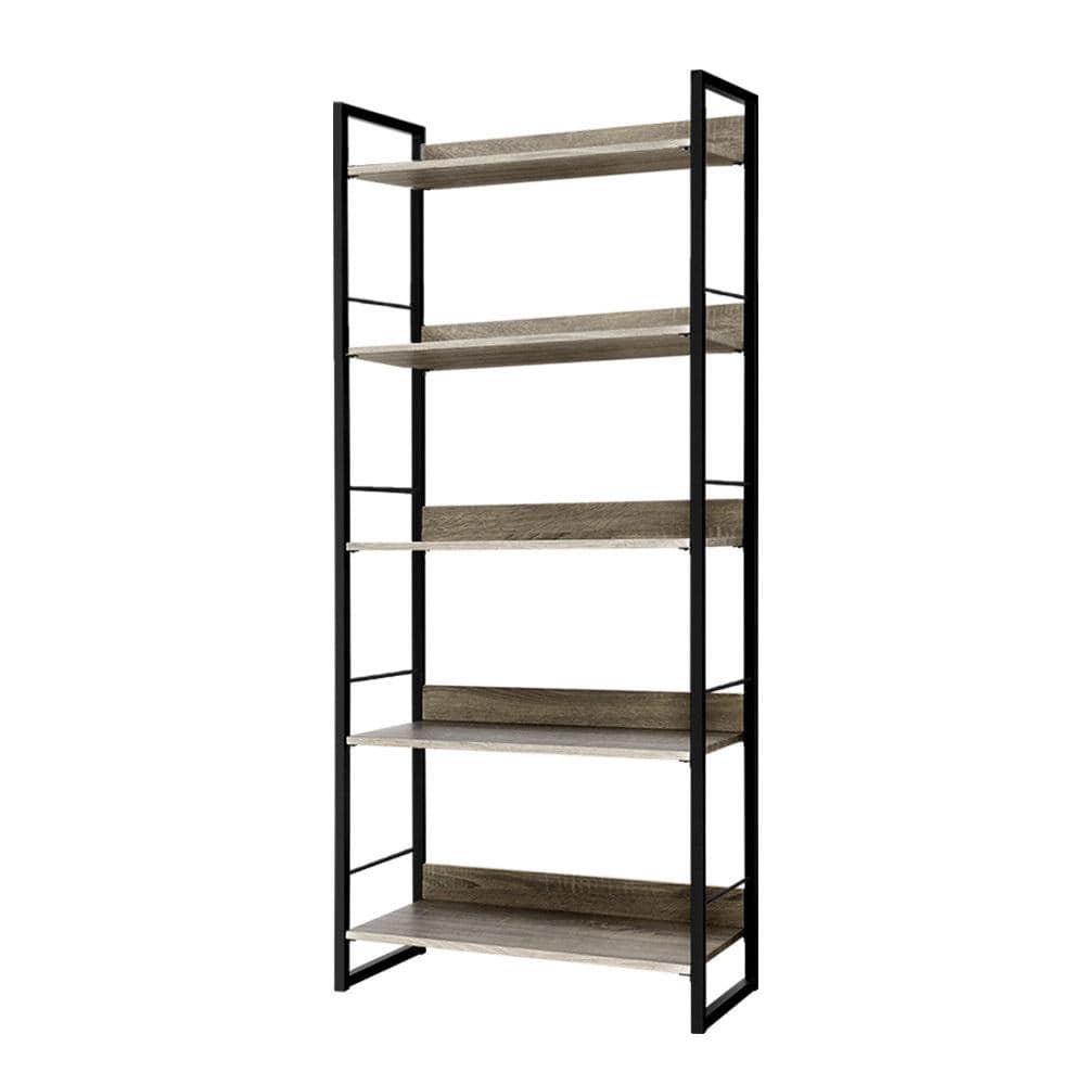 Artiss Wooden Bookshelves Display Book Shelf 5 tier - Newstart Furniture