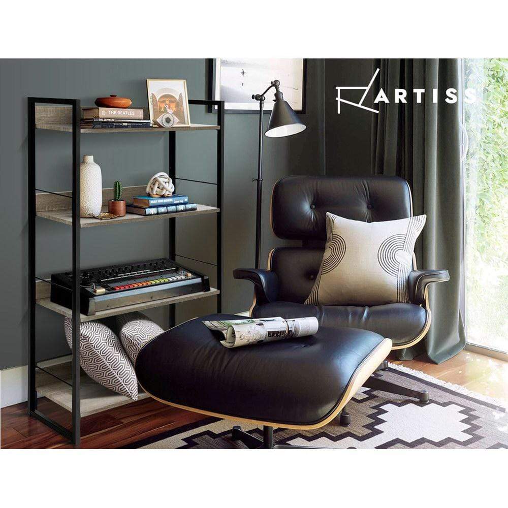 Artiss Wooden Bookshelves Display Book Shelf 4 tier - Newstart Furniture