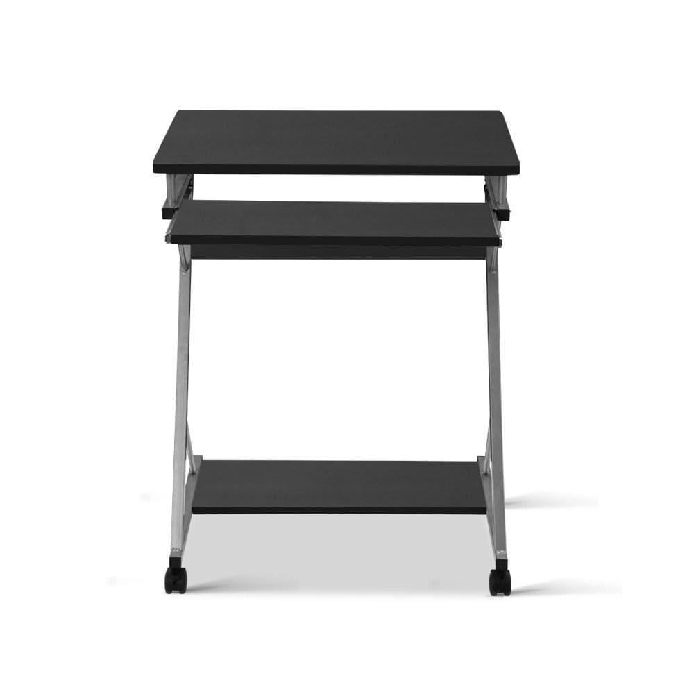 Artiss Pull Out Table Desk Black - Newstart Furniture