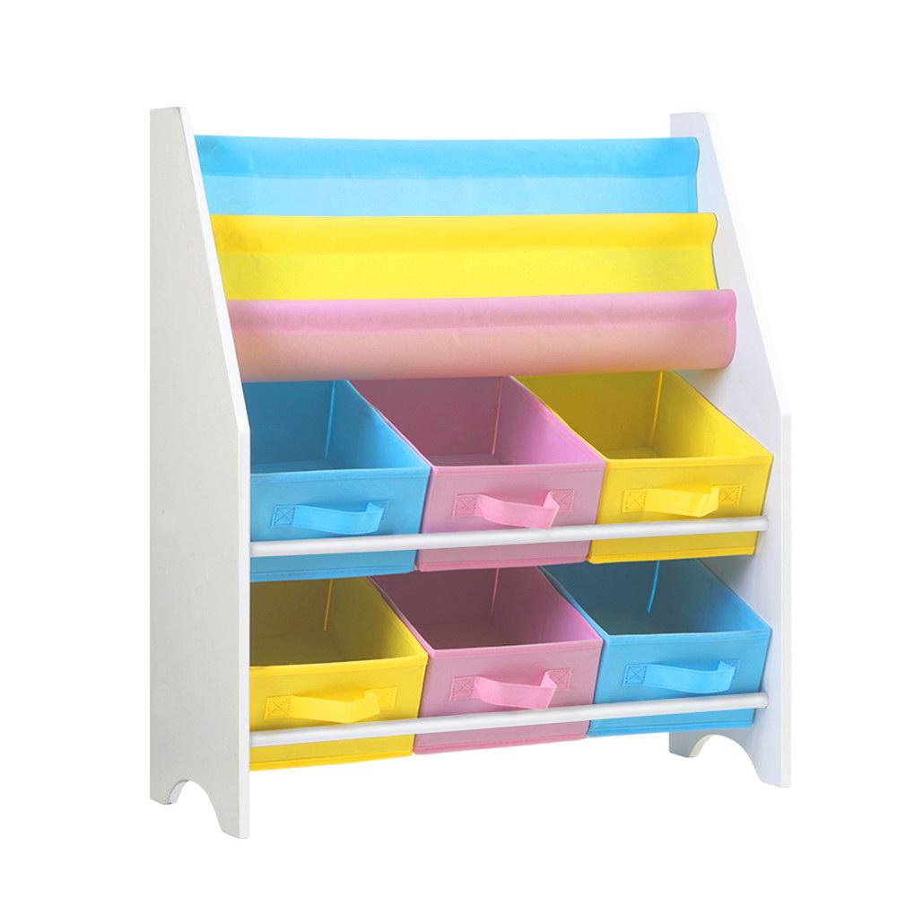 Keezi Kids Bookshelf Toy Storage Furniture - Newstart Furniture