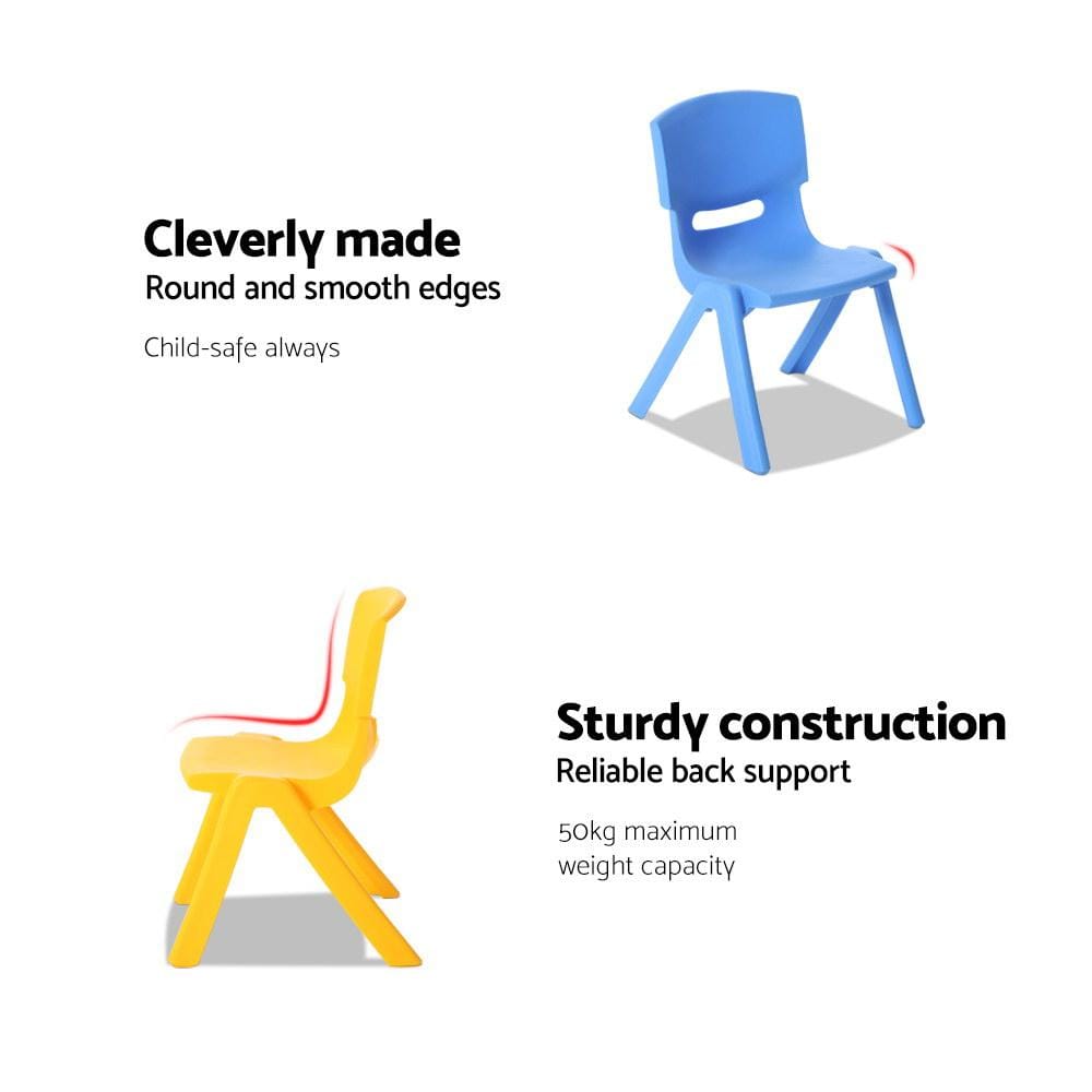 Keezi Kids Chairs Set of 4 Multi Colour - Newstart Furniture