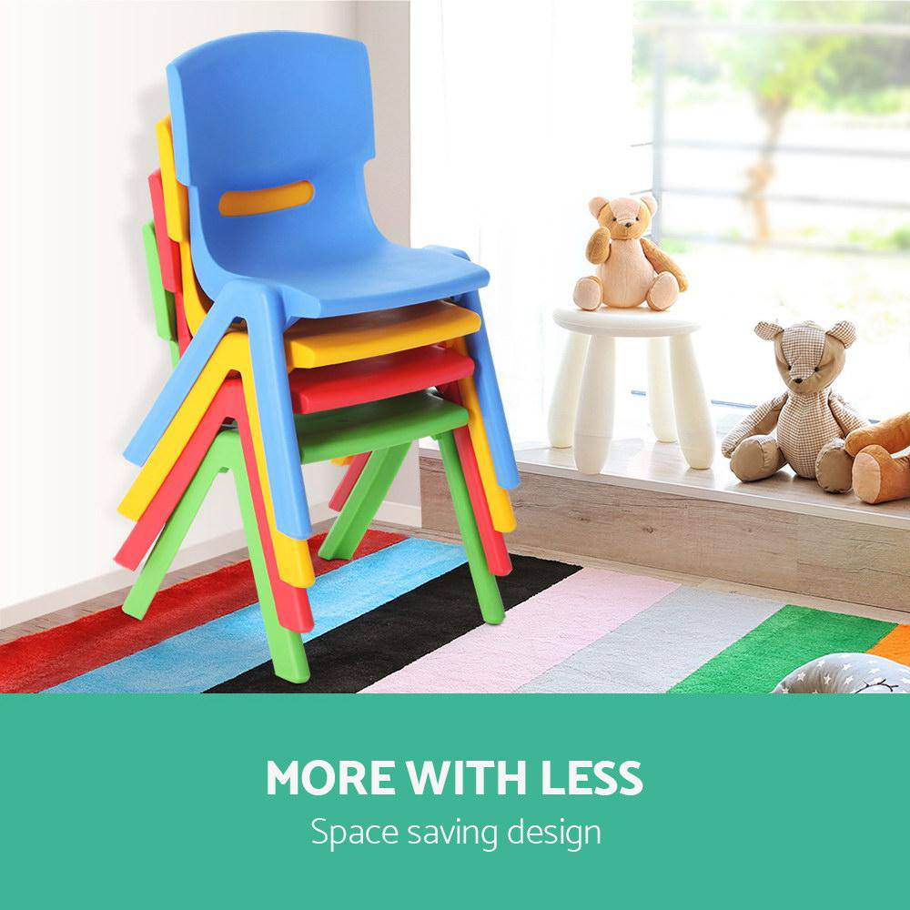 Keezi Kids Chairs Set of 4 Multi Colour - Newstart Furniture