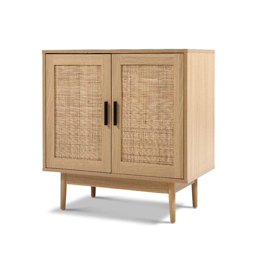 Artiss Rattan Buffet Sideboard Cabinet Storage Hallway Table Kitchen Cupboard - Newstart Furniture