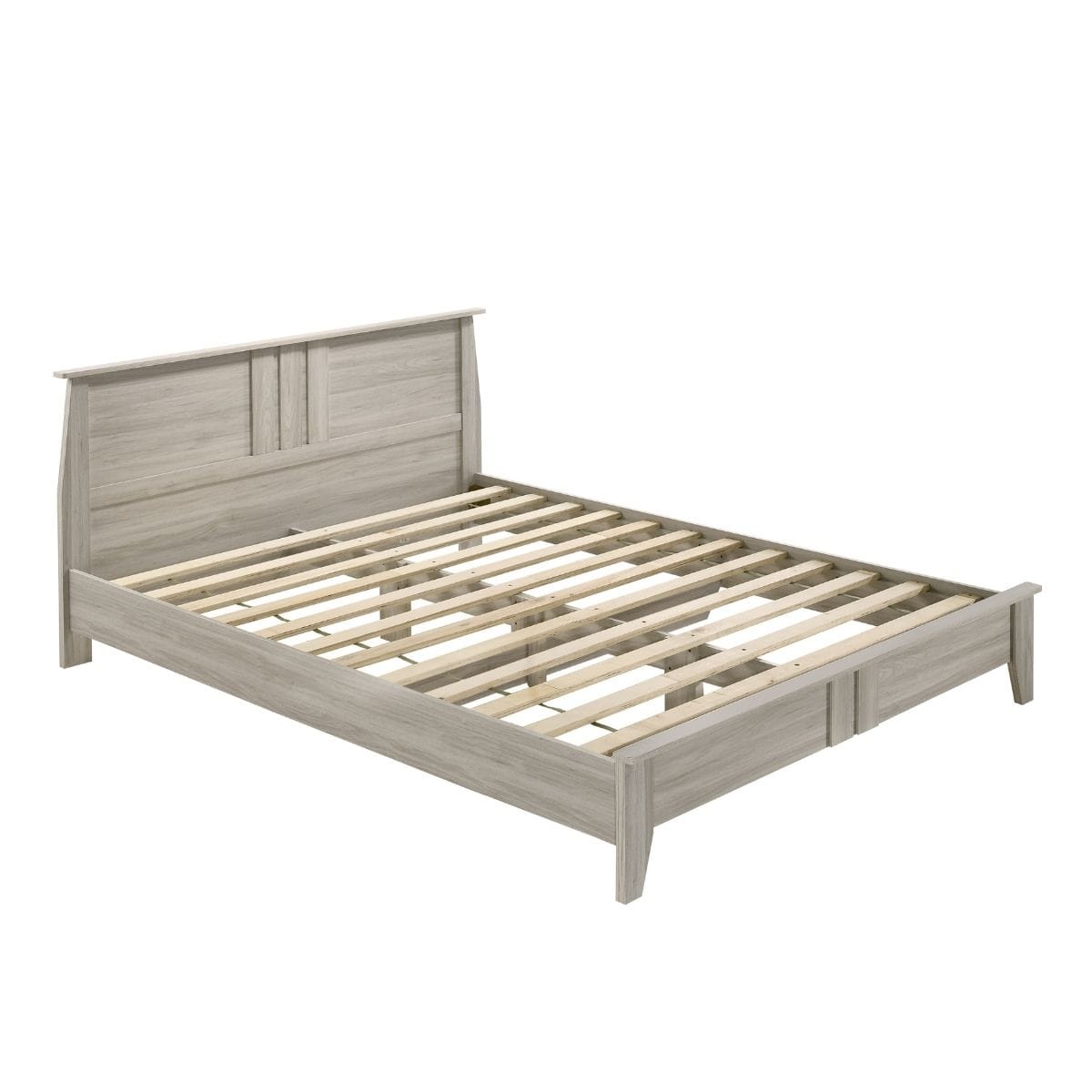 King Wooden Bed Frame Base - Newstart Furniture
