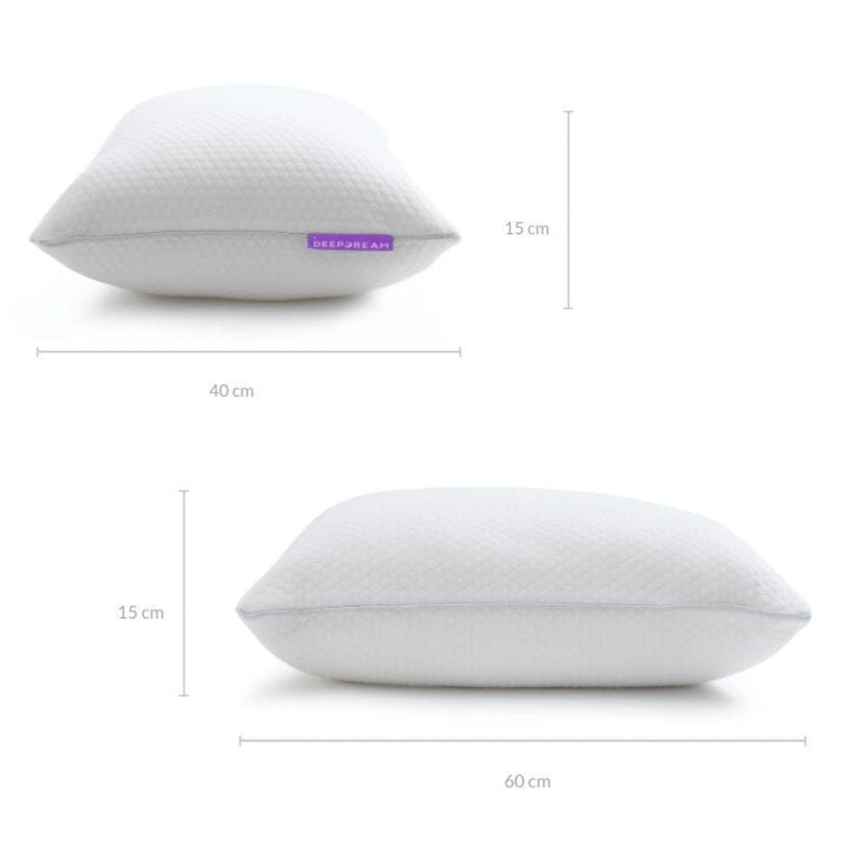 Shredded Memory Foam Pillow Lavender - Newstart Furniture