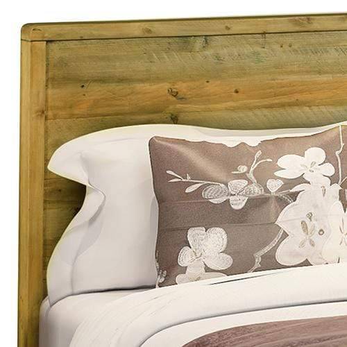 Woodstyle Bedframe Double Size Antique Light Brown - Newstart Furniture