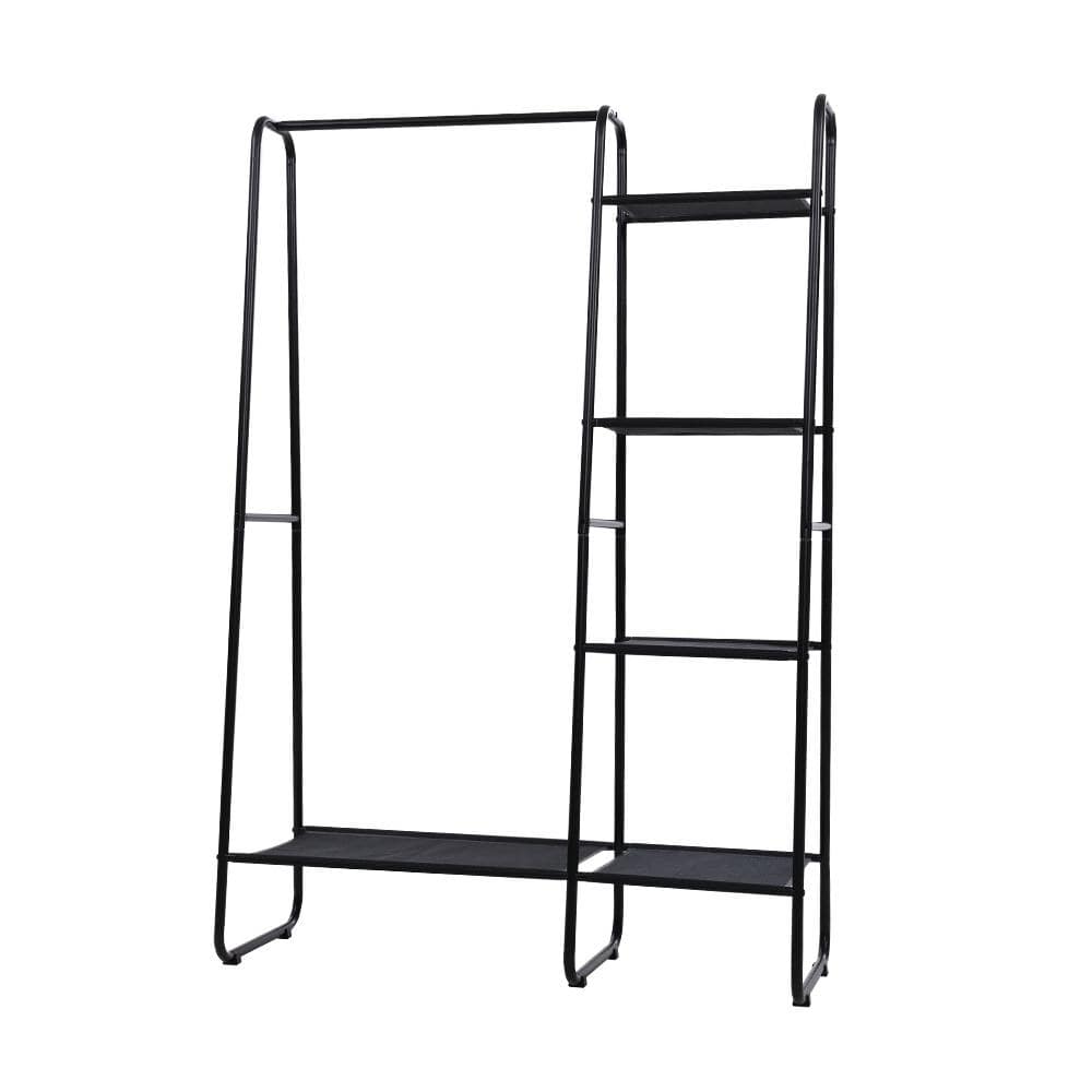 Portable Clothes Rack Garment Hanging Stand Closet Storage Organiser Shelf Home - Newstart Furniture
