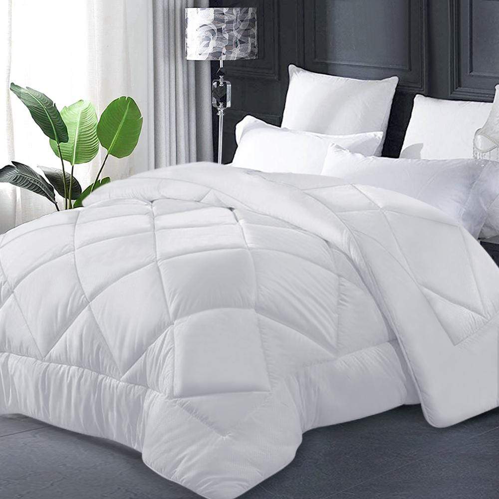 Giselle Bedding Queen Size 400GSM Microfibre Bamboo Microfiber Quilt - Newstart Furniture