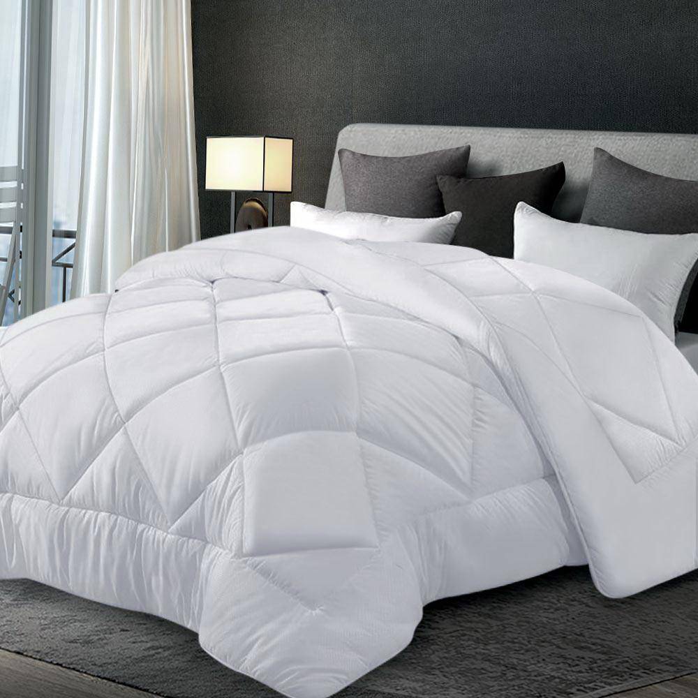 Giselle Bedding Queen Size 700GSM Microfibre Bamboo Microfiber Quilt - Newstart Furniture