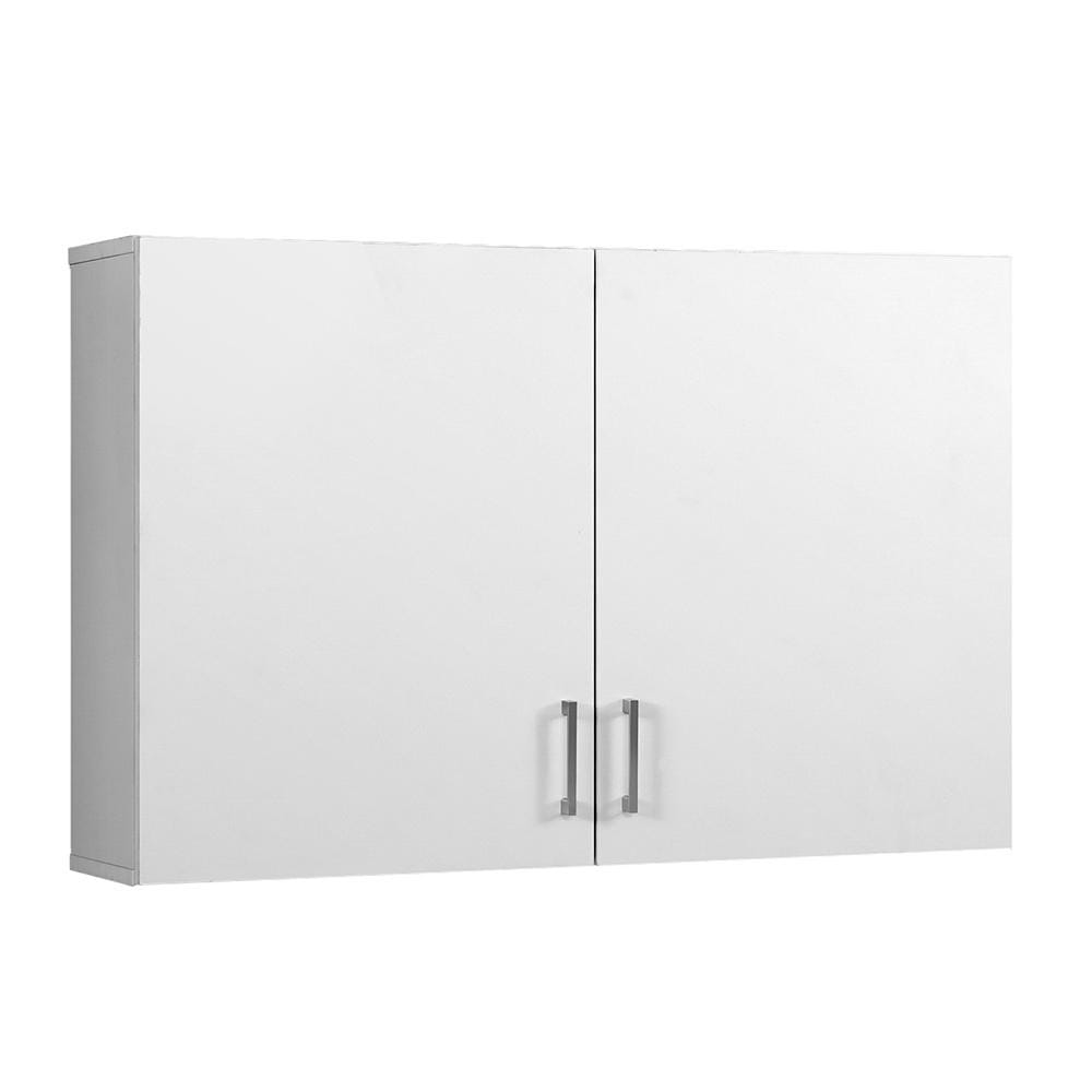 Cefito Wall Cabinet Storage Bathroom Kitchen Bedroom Cupboard Organiser White - Newstart Furniture