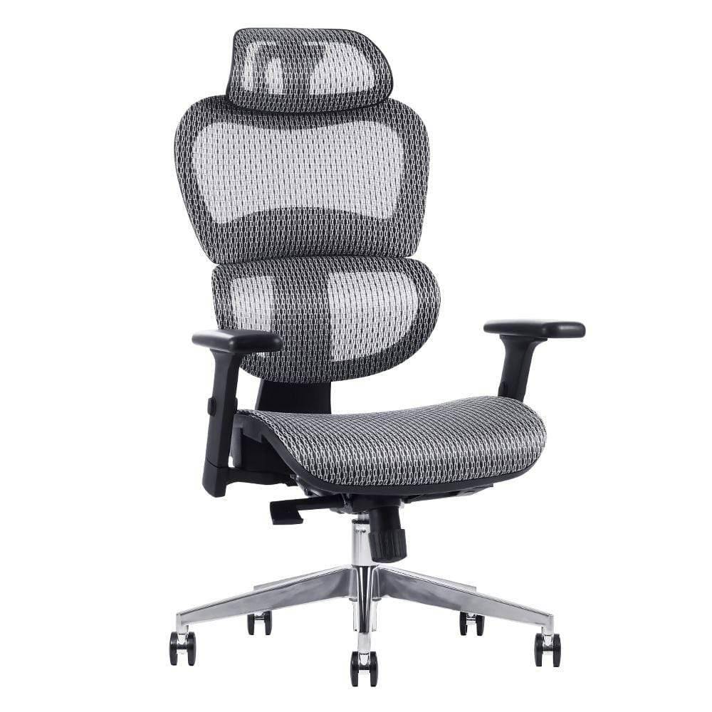 Artiss Office Chair Computer Gaming Chair Mesh Net Seat Grey - Newstart Furniture