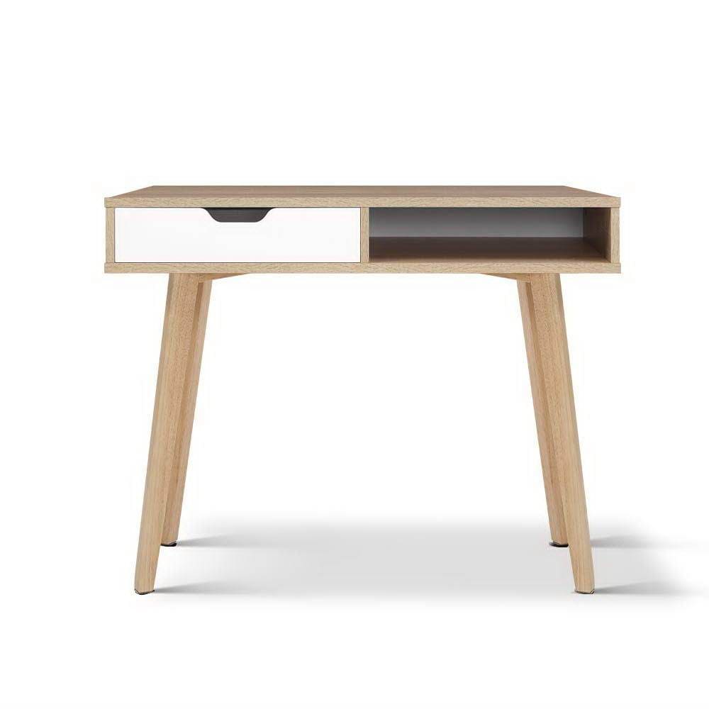 Artiss 2 Drawer Wood Computer Desk - Newstart Furniture
