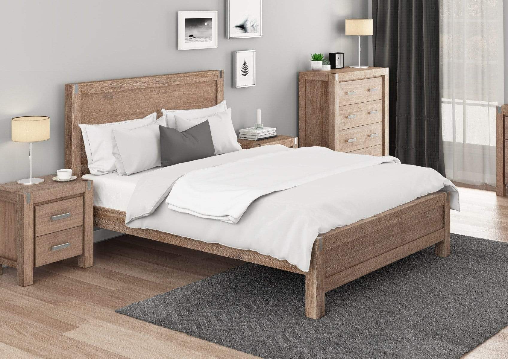 Nowra King Bed - Newstart Furniture