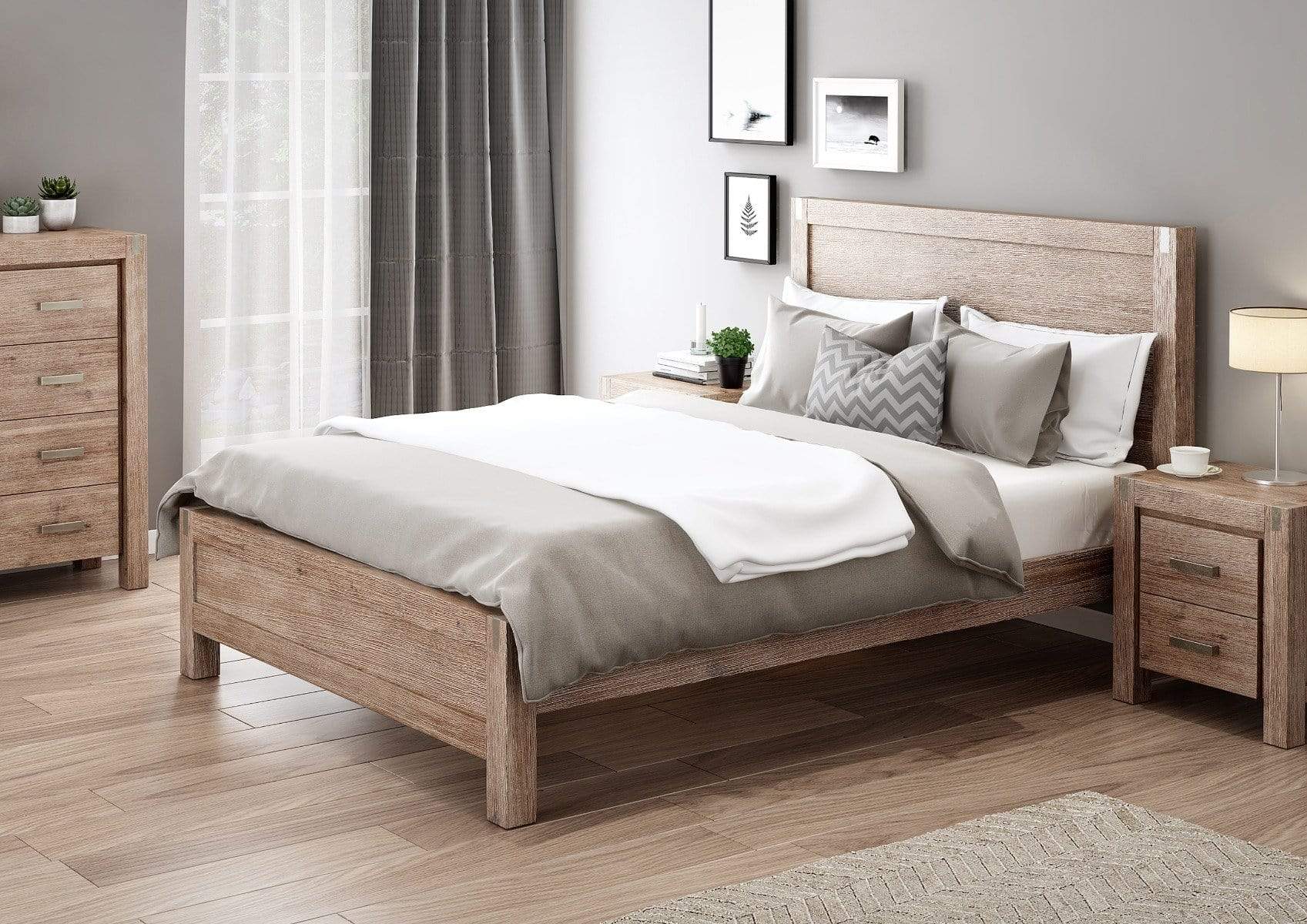 Nowra Queen Bed - Newstart Furniture