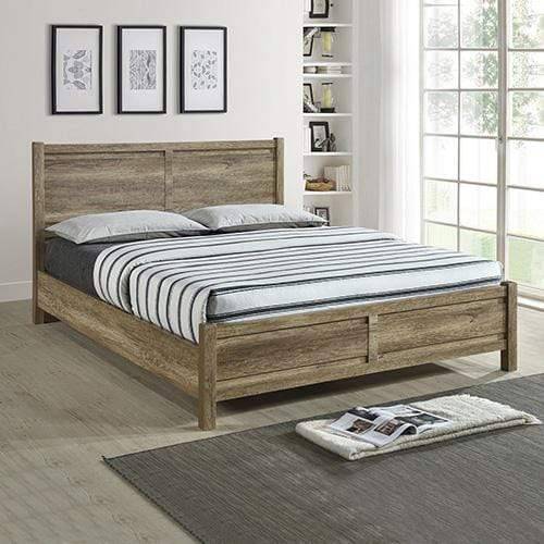 Cielo Bedframe King Size Oak - Newstart Furniture