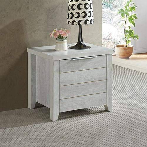 Cielo Bedside Table White Ash - Newstart Furniture