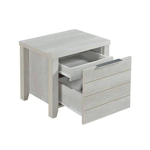 Cielo Bedside Table White Ash - Newstart Furniture