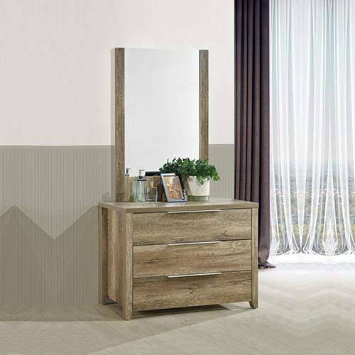 Cielo 3 Drawers Dresser Oak Colour - Newstart Furniture