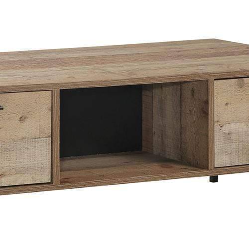 Mascot Coffee Table Living Room Unit with Drawer Oak Colour - Newstart Furniture
