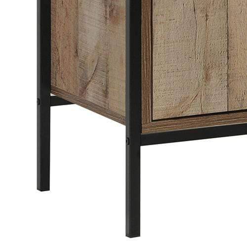 Mascot TV Cabinet Entertainment Storage Unit Oak Colour - Newstart Furniture