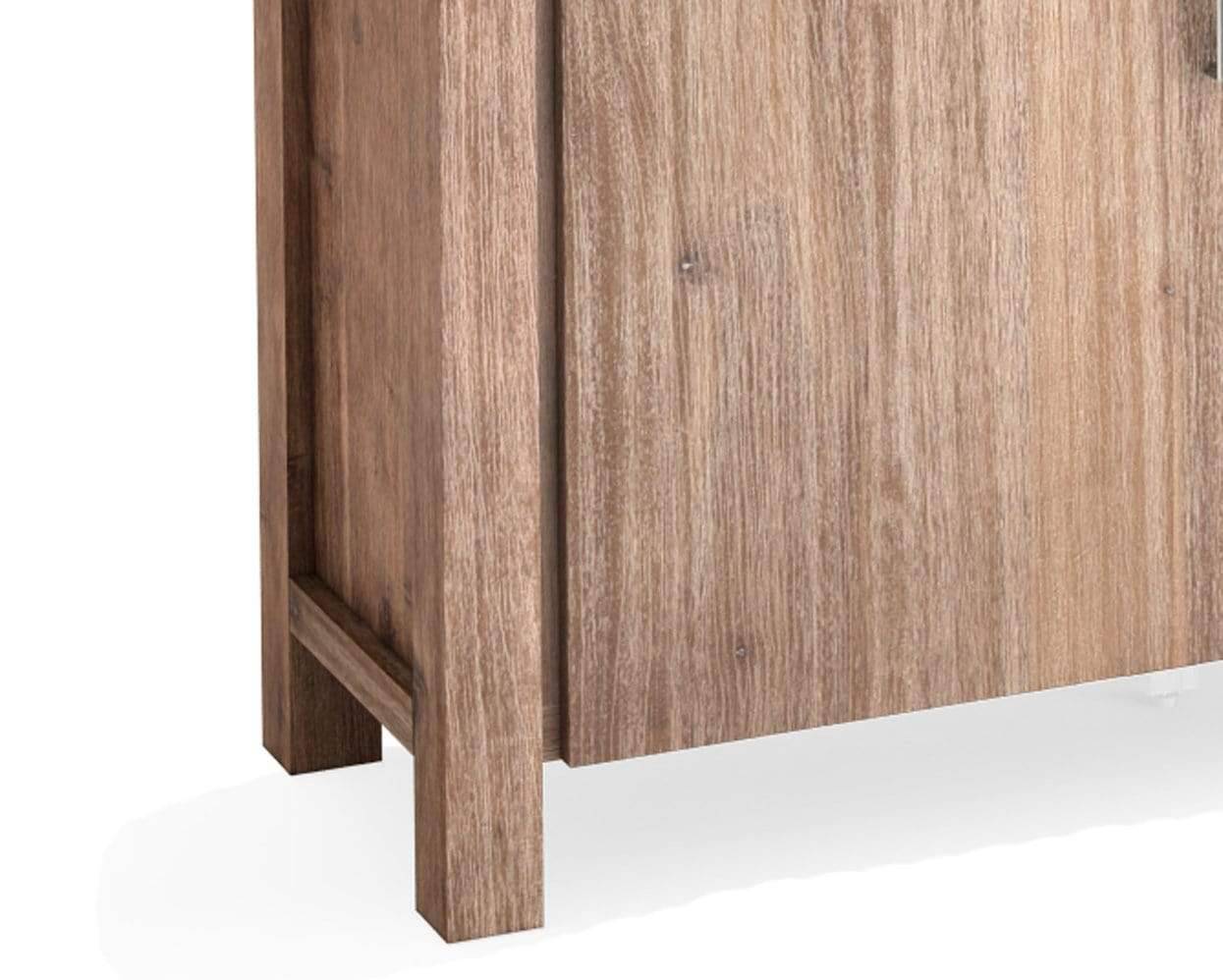 NOWRA Buffet Oak 3 Drawer - Newstart Furniture