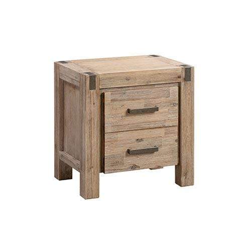 Java Bedside Table Oak - Newstart Furniture