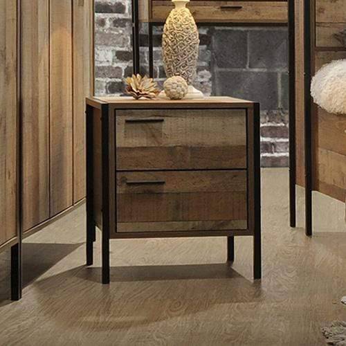 Mascot Bedside Table Oak - Newstart Furniture