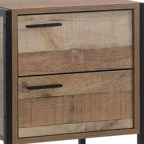 Mascot Bedside Table Oak - Newstart Furniture