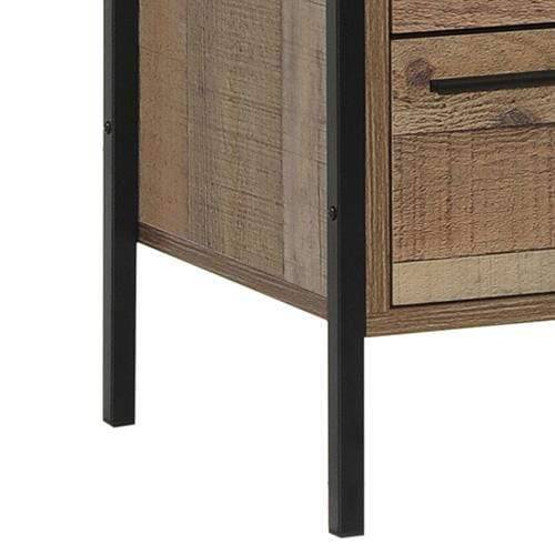 Mascot Bedside Table Oak - Newstart Furniture