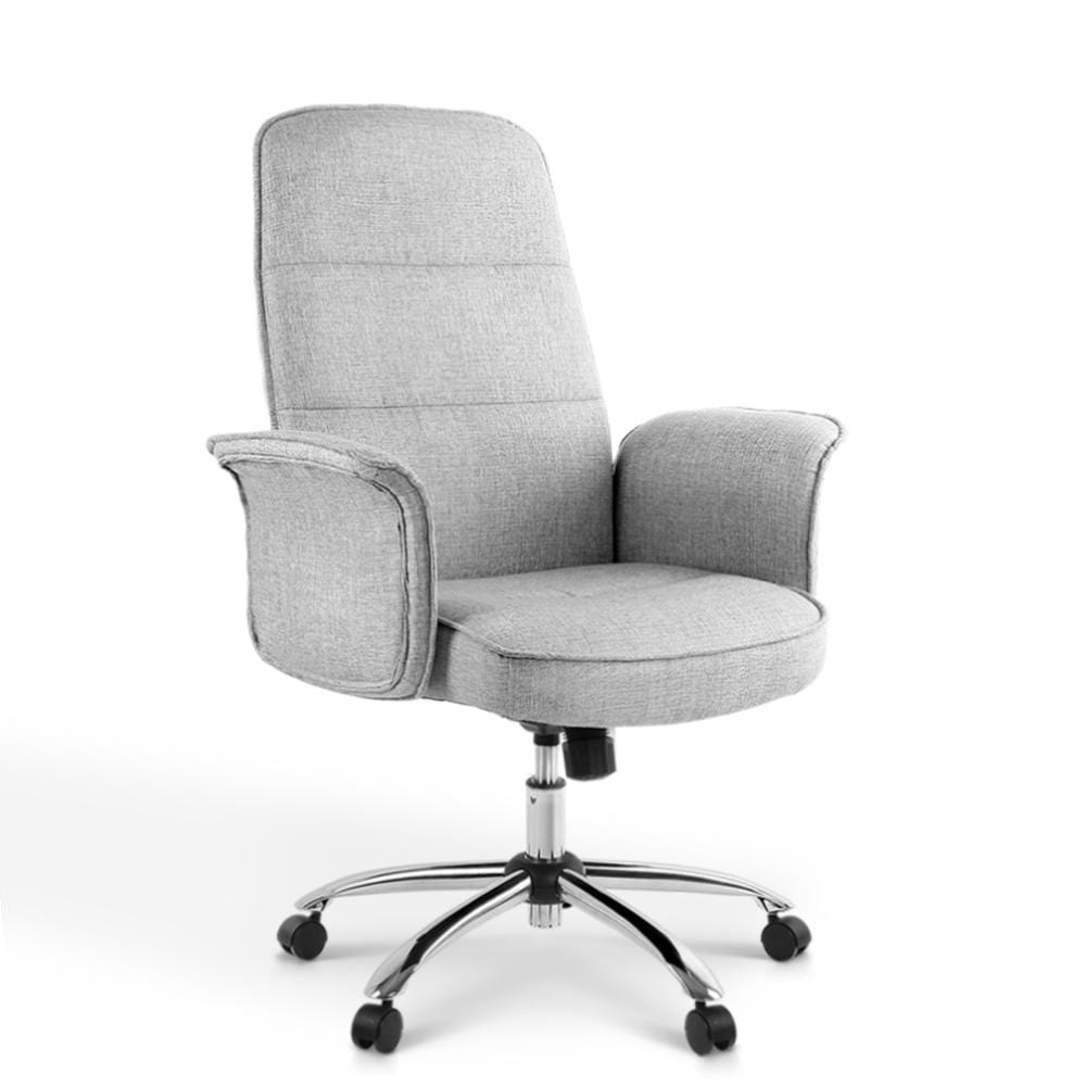 Artiss Fabric Office Chair Grey - Newstart Furniture