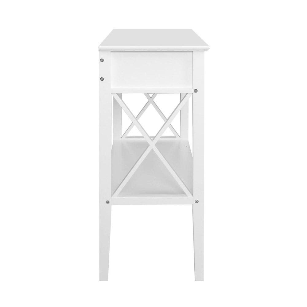 Artiss Console Hall Table Side White - Newstart Furniture