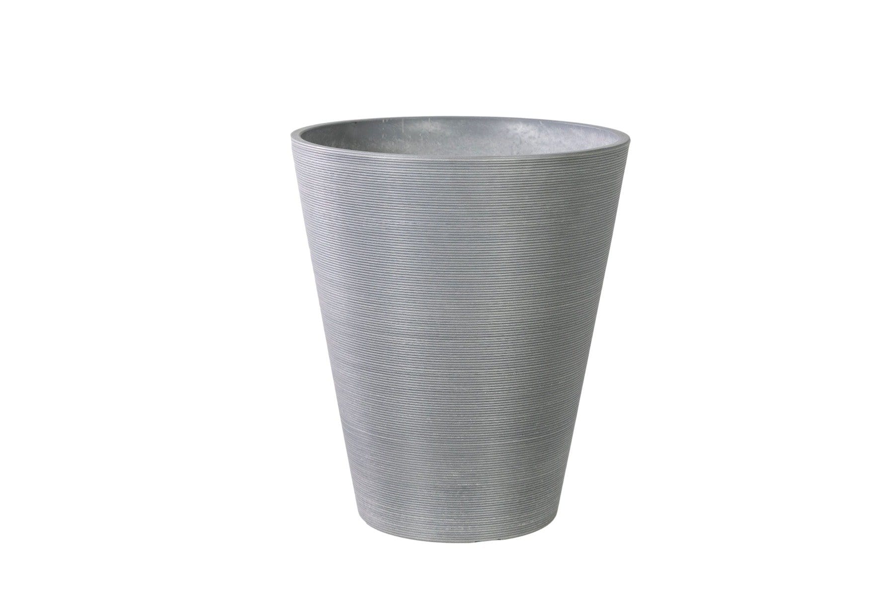 Decorative Textured Round Grey Planter 47cm - Newstart Furniture